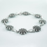 Pulsera botón charro en plata de ley 004D/P8S | 55,27 € | Botón Charro