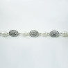 Pulsera botón charro perlas plata de ley F26P | 59,23 € | Botón Charro