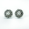 Pendientes perla botón charro plata F79/PERLA | 12,38 € | Botón Charro