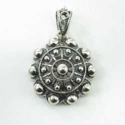 Colgantes charros | Joyería Flores - Botón Charro