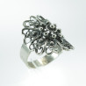 Anillo filigrana botón charro Plata de ley BC141-S | 48,53 € | Joyería Flores - Botón Charro