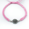 Pulsera Botón Charro macrame Rosa S1219-R | 19,72 € | Botón Charro
