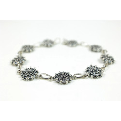 Pulsera botón charro en plata de ley 004D-P9S | 90,59 € | Botón Charro