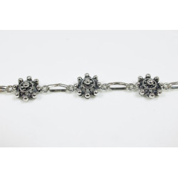 Pulsera botón charro en plata de ley 003S/P10S | 50,99 € | Botón Charro