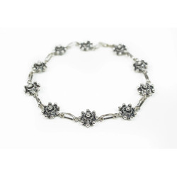 Pulsera botón charro en plata de ley 003S/P10S | 50,99 € | Botón Charro