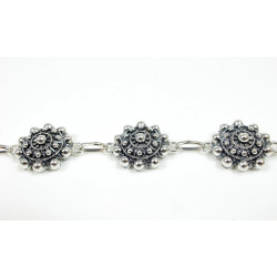 Pulsera Botón Charro Plata de Ley 008N-P7S | 75,08 € | Botón Charro