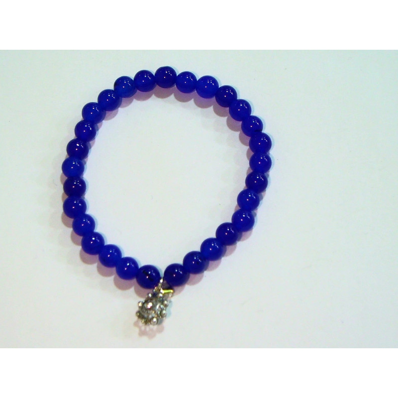 Pulsera Botón Charro Azules Elástica S1112-A | 16,42 € | Botón Charro