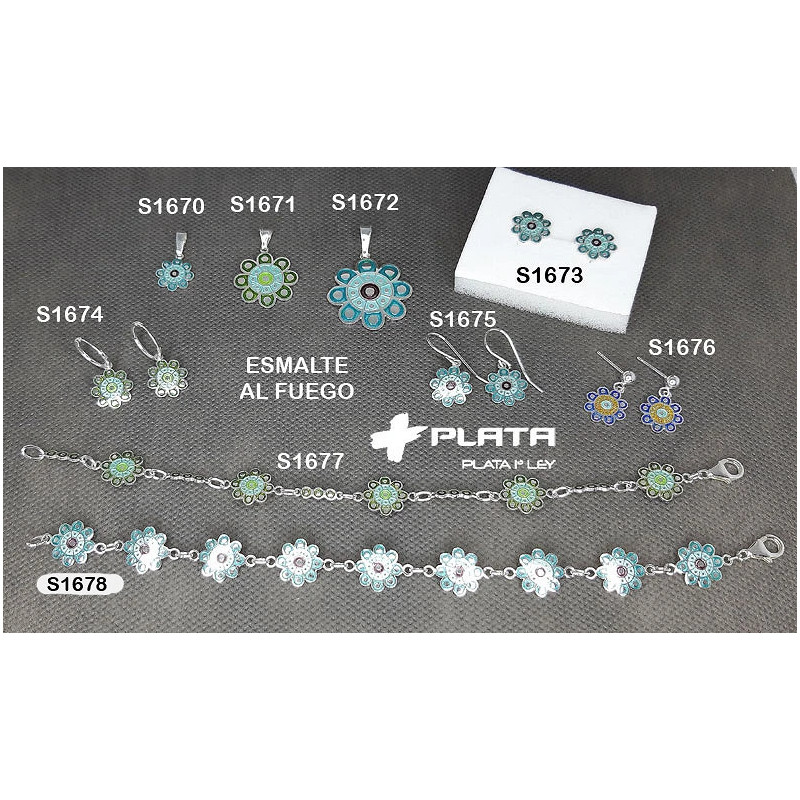 Pulsera Botón Charro Esmalte Turquesa S1677-T | 80,77 € | Botón Charro Pulsera Botón Charro Esmalte Turquesa S1677-T | 80,77 € | Botón Charro
