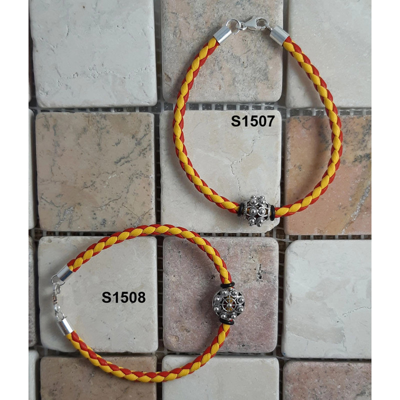 Pulsera Botón Charro Cuero España S1507 | 49,42 € | Botón Charro