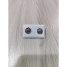 Pendientes botón charro en plata de ley F56-ROSA | 18,98 € | Botón Charro