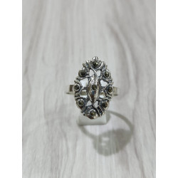 Anillo Botón Charro en Plata BC010-N | 43,72 € | Botón Charro