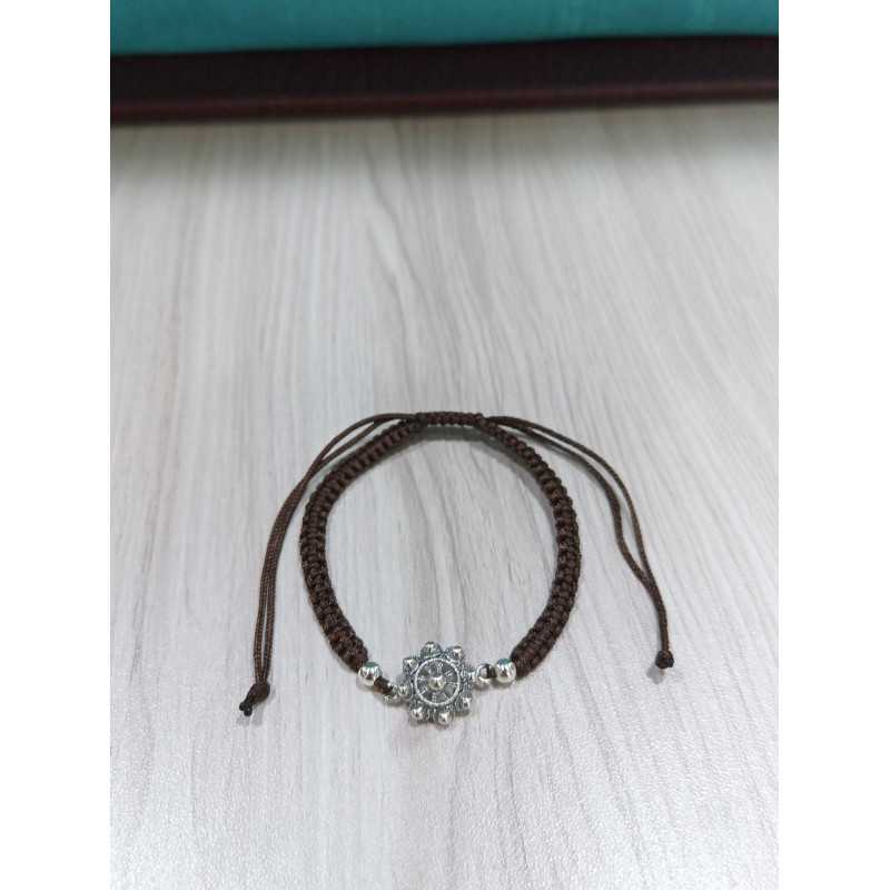 Pulsera Botón Charro macrame Marrón S1218-MARRON | 19,72 € | Botón Charro