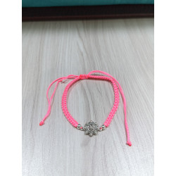 Pulsera botón charro con perlas en plata 0P-7-6 | 37,12 € | Botón Charro