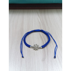 Pulsera botón charro con perlas en plata 001P-6-5 | 32,84 € | Botón Charro