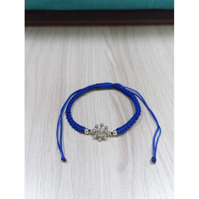 Pulsera Botón Charro macrame Azul S1218-AZUL | 19,72 € | Botón Charro