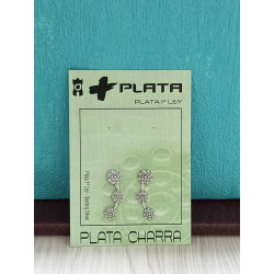 Pendientes Botón Charro en Plata de ley 005-D | 16,34 € | Botón Charro