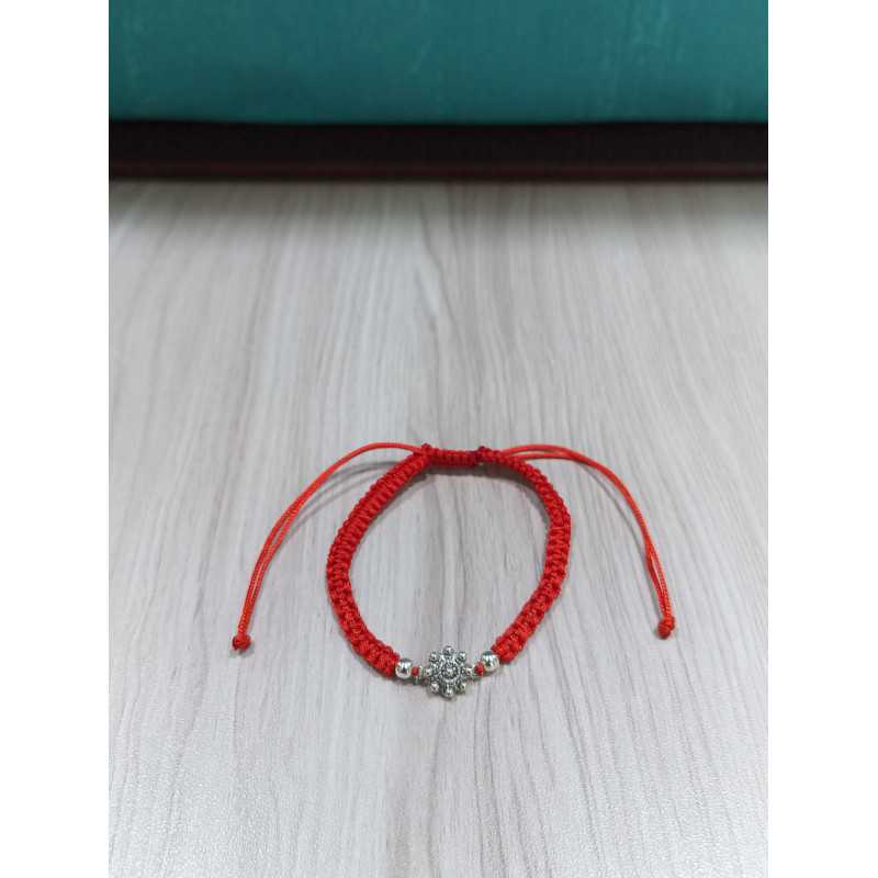 Pulsera Botón Charro Macrame Rojo S1217-ROJO | 14,77 € | Botón Charro