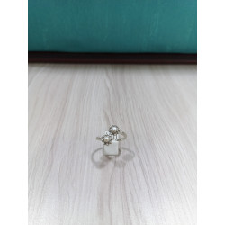 Anillo Botón Charro Abierto Plata Perla S1568 | S1568 | 18,07 € | BotonCharro