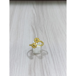 Anillo Botón Charro Abierto Plata Dorado S1571-CH | S1571-CH | 0,00 € | Botón Charro