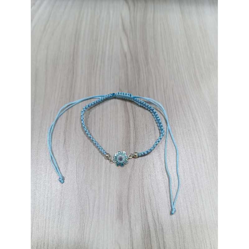 Pulsera Botón Charro macrame Turquesa S1679-T | 26,32 € | Botón Charro