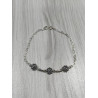 Pulsera Botón Charro Plata de Ley 3 botones 0-3 | 20,18 € | Joyería Flores - Botón Charro
