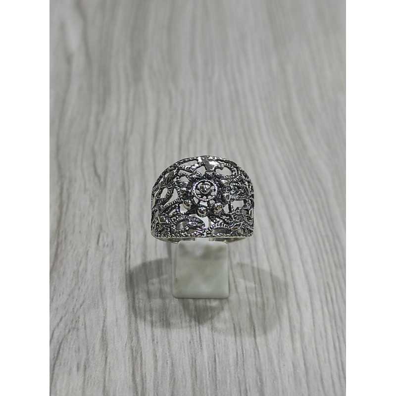 Anillo Botón Charro Filigranas Plata de Ley BCSF15 | 42,53 € | Joyería Flores - Botón Charro