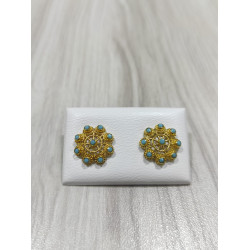 Pendientes charros | Joyería Flores - Botón Charro