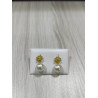 Pendientes charro perla plata chapado SHELL/1A-CH | 45,83 € | Joyería Flores - Botón Charro