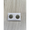 Pendientes Botón Charro en Plata de Ley 005-DK | 21,53 € | Joyería Flores - Botón Charro