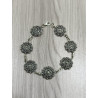 Pulsera Botón Charro Plata de Ley PLS007-DK | 103,88 € | Joyería Flores - Botón Charro