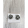 Gemelos Botón Charro Plata de ley 009-N-G | 45,77 € | Joyería Flores - Botón Charro