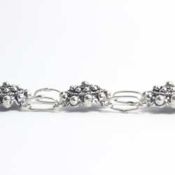 Pulsera Botón Charro en Plata 005/P8D | 87,28 € | Botón Charro