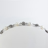 Pulsera botón charro con perlas en plata 001P-7-6 | 41,08 € | Botón Charro