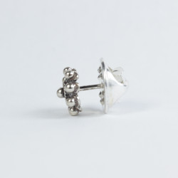 Pin Botón Charro en Plata 003S | 10,73 € | Joyería Flores - Botón Charro