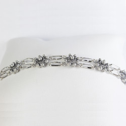 Pulsera botón charro en plata de ley 004S/P9D | 57,59 € | Botón Charro