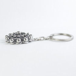 Llavero Botón Charro en Plata de Ley 012S | 78,23 € | Joyería Flores - Botón Charro