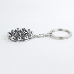 Llavero Botón Charro en Plata de Ley 012S | 78,23 € | Joyería Flores - Botón Charro