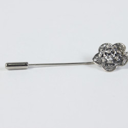 Broche flor botón charro plata de Ley F21-A | 12,38 € | Botón Charro