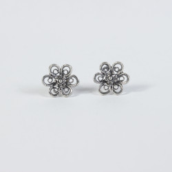 Pendientes bola Botón charro plata de ley HPB/2 | 22,28 € | Botón Charro