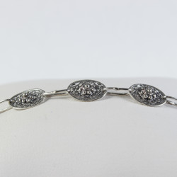 Pulsera botón charro en plata de ley 003S-P9S | 46,04 € | Botón Charro