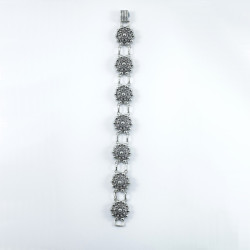 Pulsera botón charro en plata de ley 008-P7D | 008-P7D | 61,50 € | Botón Charro